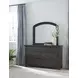 Cambridge Cracked Pepper Arched Double Dresser Mirror