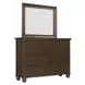 Cambridge Classic Cherry Rectangular Chesser Mirror