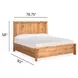 Laramie Honey Wheat California King Panel Bed