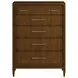 Eave Brown 5 Drawer Chest