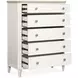 Whisperbay Sea Pearl and Driftwood 5 Drawer Chest