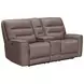 Lawmere Sydney Brunette Zero Gravity Triple Power Reclining Living Room Set with USB Charging