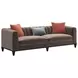 Artisan Upholstery Mink Hans 101" Sofa