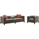 Artisan Upholstery Mink Hans Living Room Set