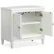 Springhouse Whisper White 2 Door Nightstand with USB Charging