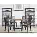Magnolia Black Slat Back Side Chair Set of 2
