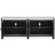 Plum Creek Ravenwood Black and White 70" Marble Top TV Stand