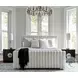Silhouette Cream Queen Upholstered Panel Bed