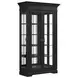 Atrium Black 2 Glass Door Display Cabinet with LED