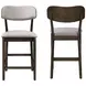 Rex Beige Upholstered Counter Height Chair Set of 2