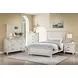 Silver Sands Gray Full Upholstered Panel Bed