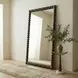 Vallente Gray Wash Rectangular Floor Mirror