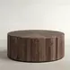 Cyrano Natural Elm Circular Occasional Table Set