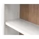 Albany White Arched 3-Piece Bookcase Wall
