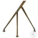 Schmidt Raw Antique Brass Accent Table