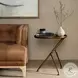 Schmidt Raw Antique Brass Accent Table