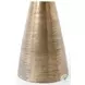 Marlow Mod Brushed Brass Pedestal Table