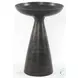 Marlow Mod Brushed Bronze Pedestal Table