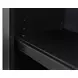 Abby Black Open Bookcase
