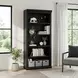 Abby Black Open Bookcase