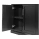 Abby Black Door Bookcase