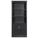 Abby Black Double Pedestal Home Executive Office Set