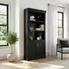 Abby Black Door Bookcase
