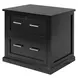 Abby Black Lateral File Cabinet