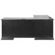 Abby Black Pedestal L Shape Desk