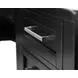 Abby Black Pedestal L Shape Desk