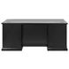 Abby Black Double Pedestal Executive Desk