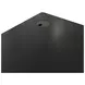 Abby Black Double Pedestal Executive Desk