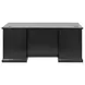 Abby Black Credenza with Hutch