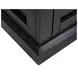Abby Black Credenza with Hutch