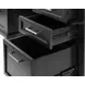 Abby Black Credenza with Hutch