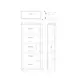 Canyon Drive Light Brown L Shape Home Office Set