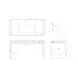 Canyon Drive Light Brown Writing Desk