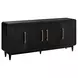 Camden Black Entertainment Wall
