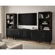 Camden Black 2 Door Bookcase