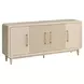 Camden White 4 Door TV Stand