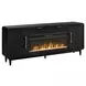 Camden Black 80" TV Stand with Fireplace