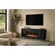 Camden Black 80" TV Stand with Fireplace