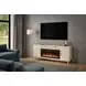 Camden White 80" TV Stand with Fireplace