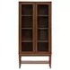 Cupertino Brown 2 Door Dining Display Cabinet