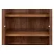 Cupertino Brown 2 Door Dining Display Cabinet