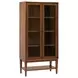 Cupertino Brown 2 Door Dining Display Cabinet