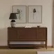 Cupertino Brown 4 Door Sideboard