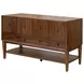 Cupertino Brown 4 Door Sideboard