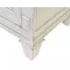 Hartford Antique White And Gray 75" TV Stand with Fireplace