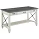 Hartford Antique White And Gray Writing Home Office Set